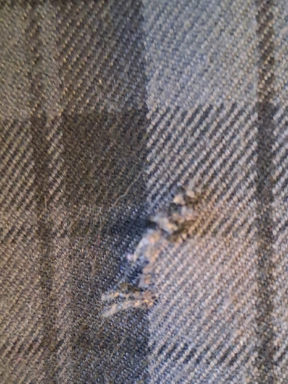 Vintage Hot Topic Black & Gray Plaid Pleated Mini Skirt with Buckle Detail - Picture 8 of 10